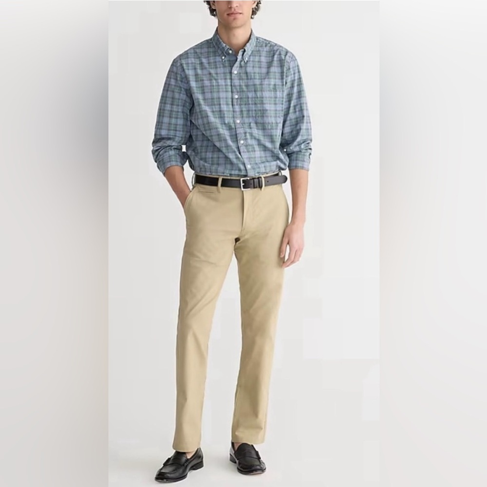 NWT J. Crew: 770™ Straight-fit Tech Pant For Men in Khaki, Size W36 X L32
